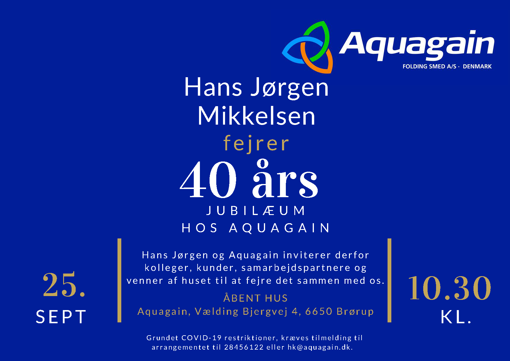 Hans Joergen Jubilaeum